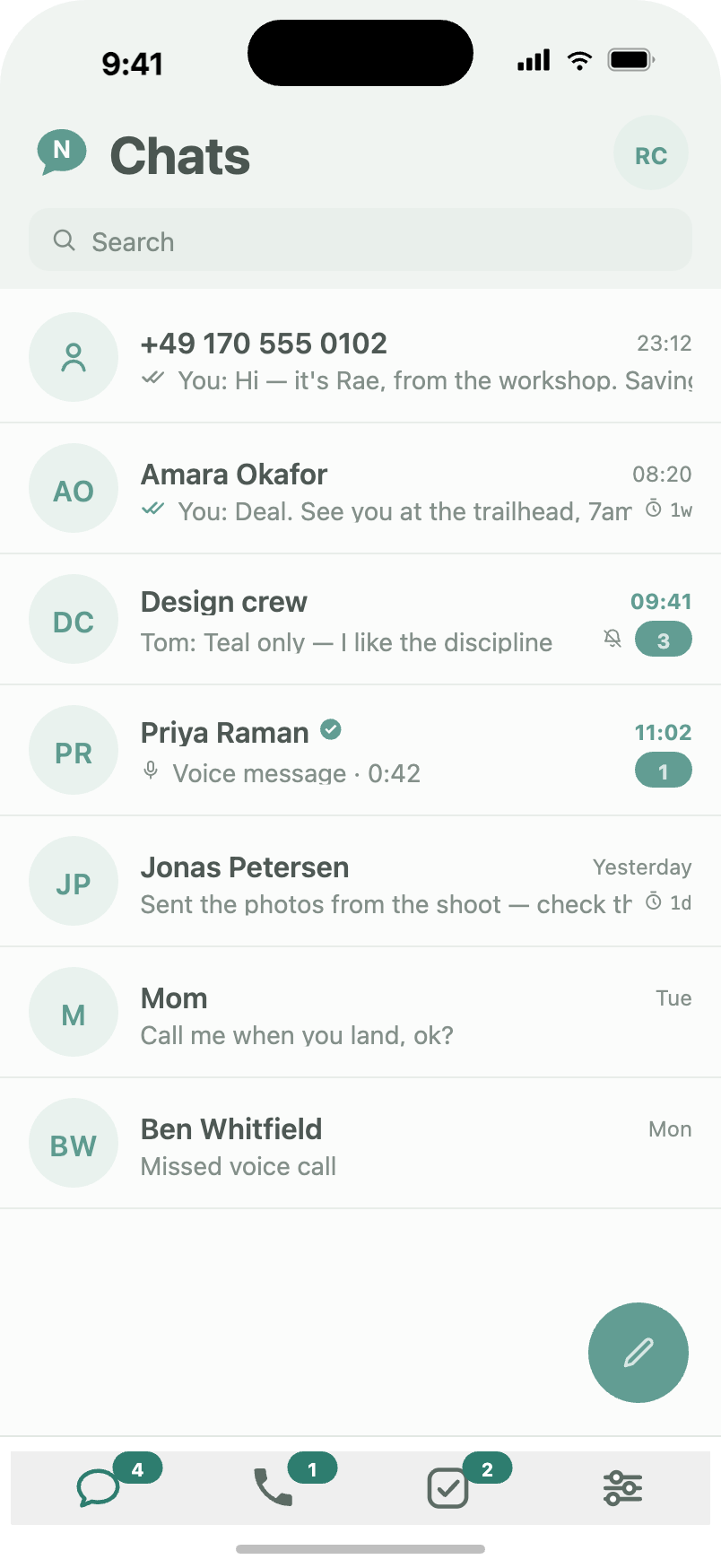 Nandu — your chats, end-to-end encrypted